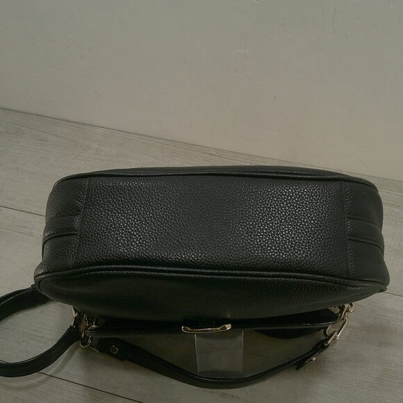 Kate Spade Alecia Mulberry Street Black Pebbled Leather Old Money Crossbody Bag - Picture 4 of 12